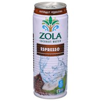 Zola Coconut Water, Espresso️