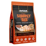 EVOLVE Simply Six, Turkey & Brown Rice Dog Food️
