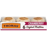 Thomas’ 6 count, Cranberry English Muffins️