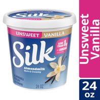 Silk Unsweet Vanilla Dairy Free, Almond Milk Yogur...
️