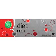 Food Club Cola, Diet, 12 Pack️