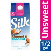 Silk Dairy Free Unsweetened Almond Coconut Milk, G...
️