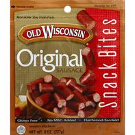 Old Wisconsin Snack Bites, Original Sausage️