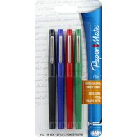 Paper Mate Felt Tip Pens, Medium Point, Assorted I...
️