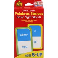 School Zone Flash Cards, Basic Sight Words, Espano...
️