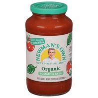 Newman's Own Pasta Sauce, Organic, Tomato & Basil️