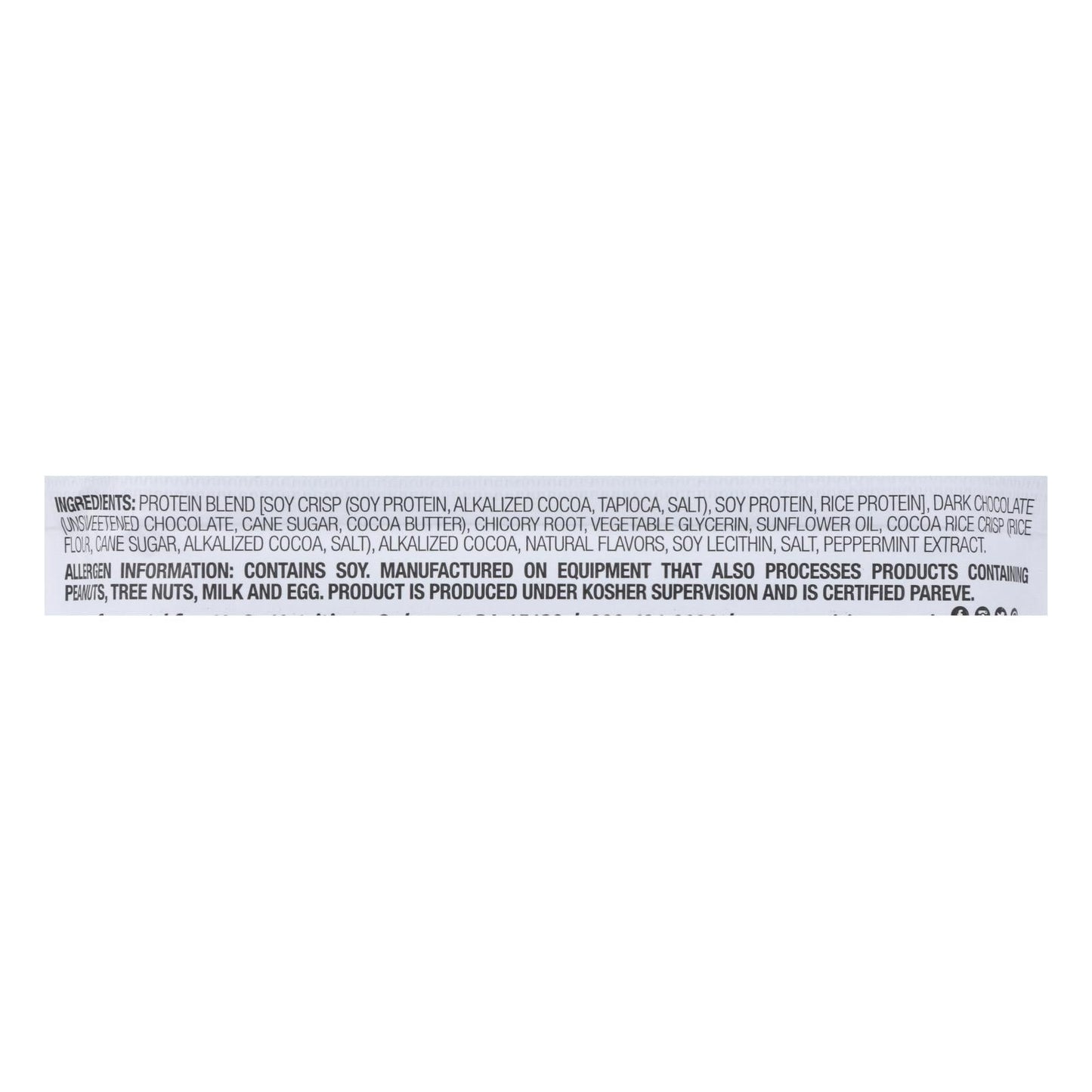 Nugo Slim Chocolate Mint Bars - 12 Pack, 1.59 oz Each