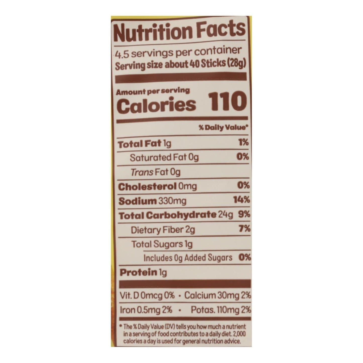 Cauliflower Pretzel Sticks - Original - 12 Pack