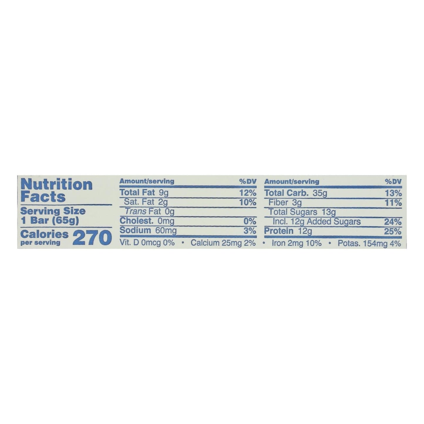 Gomacro - Bars Oatmeal Cchip - Case Of 12 - 2.3 Oz