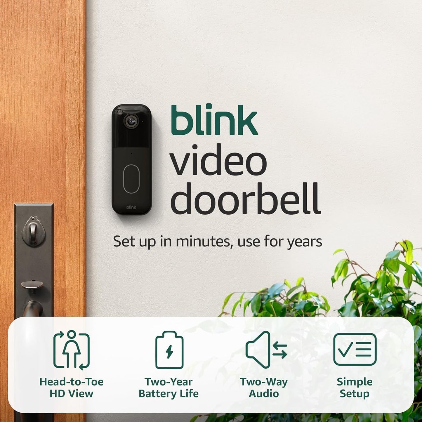 Echo Show 8 with Blink Video Doorbell (Newest Model), with Alexa+ Early Access