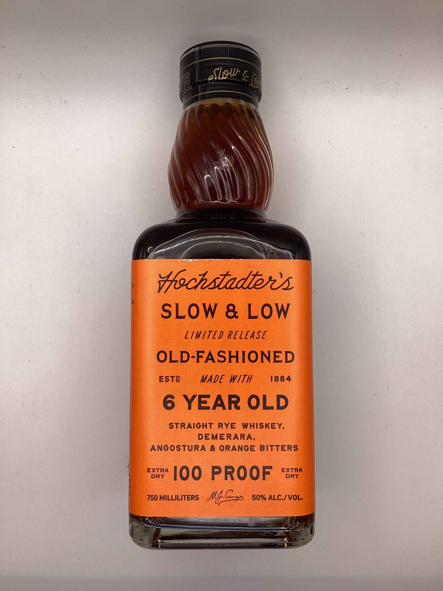 Hochstadter’s Slow & Low 6 Year Old Fashioned Whiskey 750ml