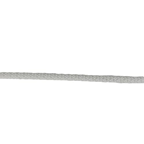 3/16 inch Dacron Polyester Rope - 1000 Foot Spool | Solid Braid - Industrial Grade - High UV and Abrasion Resistance - Low...