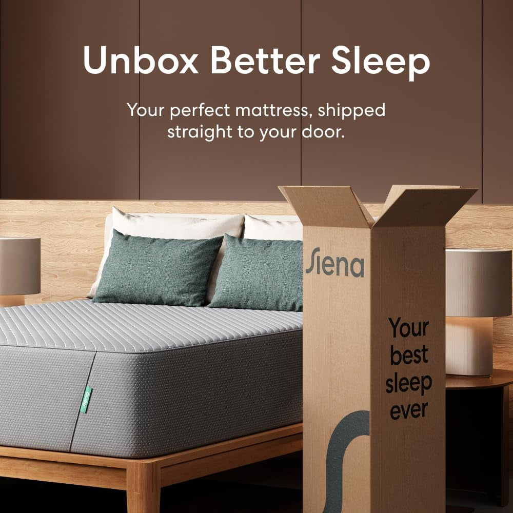 14" Queen Memory Foam Mattress & 2 Bonus Pillows - Medium Firm - 180 Night Trial - Premium Pressure-Relieving Layers - 10 Year Warranty - Mattress in a Box - Certipur-Us Certified