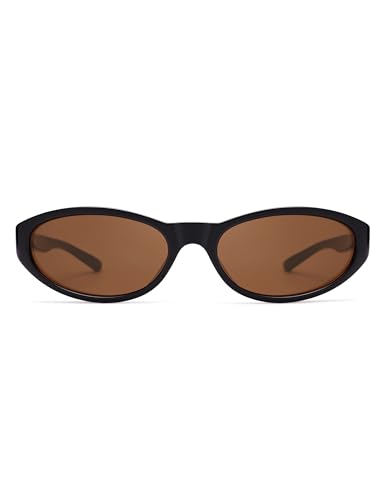 Appassal Retro Y2K Wrap Around UV400 Oval Sunglasses for Women Men Sporty Shades Rave 2026 Sunglasses AP3741