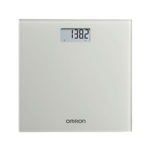 OMRON Digital Scale with Bluetooth Connectivity (SC -150) - 330 lb Weight Capacity - Use with Free OMRON Connect App - Lig...