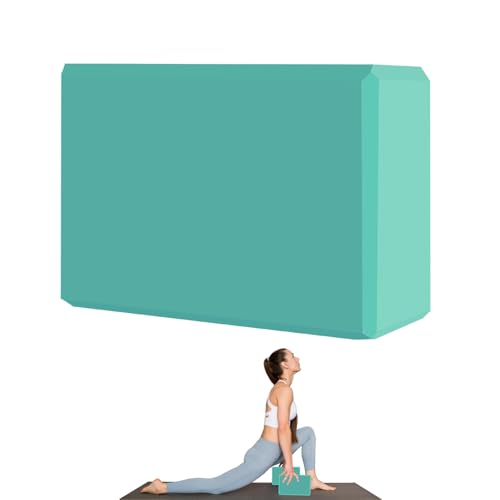 MBHKRRS 9"x6"x3" Yoga Blocks, Soft Non-Slip Surface Premium Foam Blocks, Supportive, Lightweight, Odor Resistant, Yoga Acc...