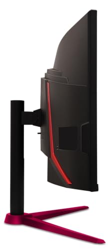 acer Nitro 34 Inch UWQHD 3440 x 1440 1500R Curved PC Gaming Monitor | AMD FreeSync Premium | Up to 180Hz Refresh | 1ms (VRB) | 400nit | DisplayHDR 400 | One DP 1.4 & Two HDMI 2.0 | XZ342CU Vbmiiphx