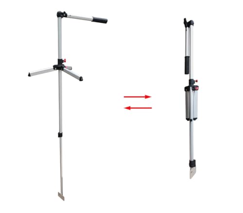 Brocraft Portable Ice FishingTransducer Pole Mount for Livescope / – Adjustable Transducer Mount for Garmin, Humminbird & ...