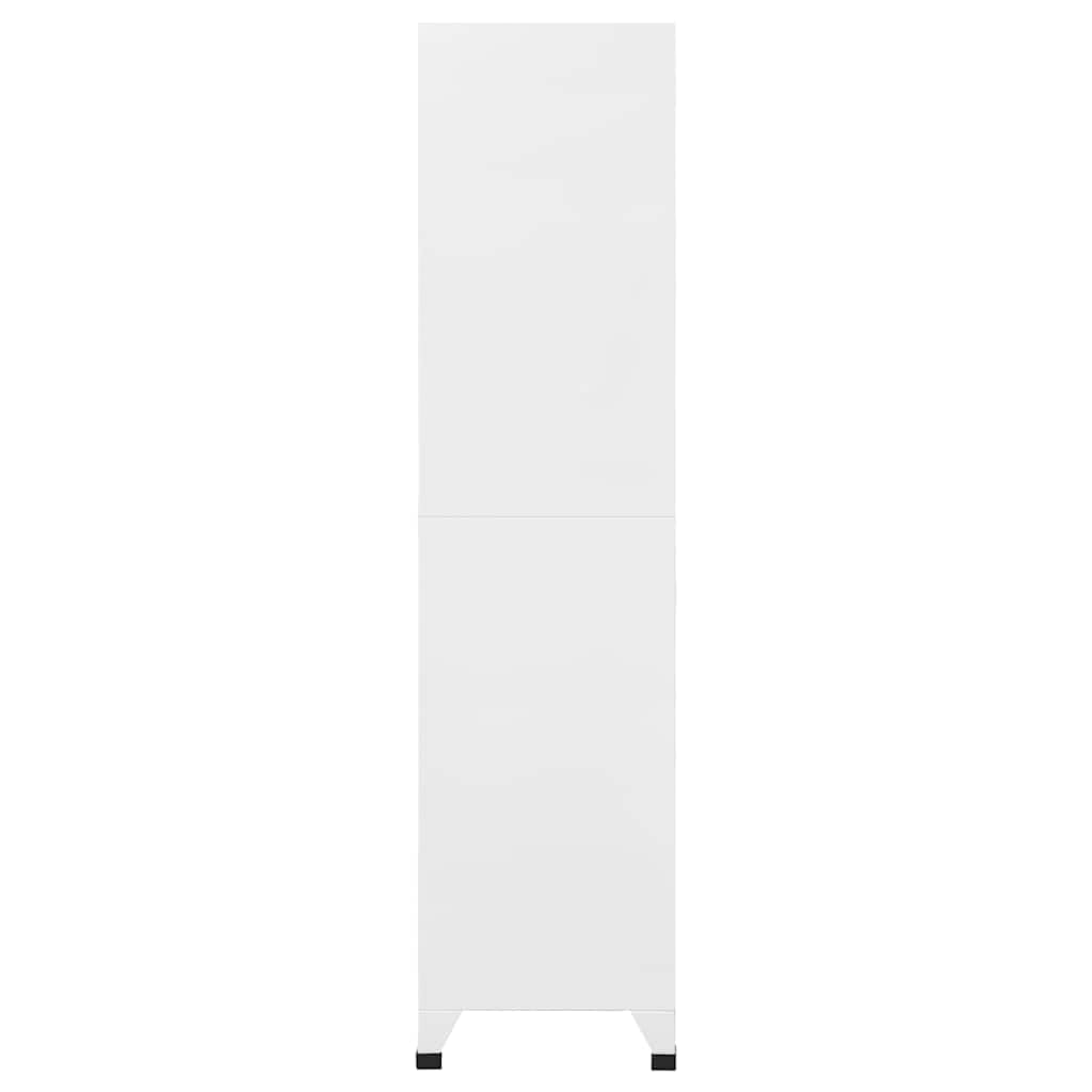 GKHPYURE Metal Locker Cabinet with 18 Lockable Compartments, 35.4x15.7x70.9 Inches, for Gym and Changing Room Storage