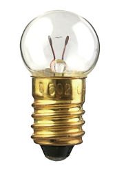 Cec Industries E10 Mini Screw Light Bulb, 4.9V, 0.3A, 1.4Cp, Model 27, Plastic Construction