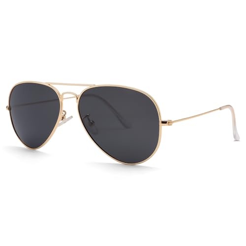 Pro Acme Aviator Sunglasses for Men Women Classic Polarized UV400 Protection