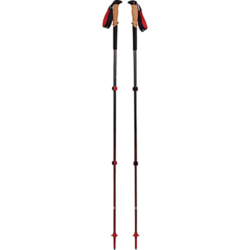 BLACK DIAMOND Pursuit Trekking Poles (Pair) | Natural Cork Grips | FlickLock Adjustable Aluminum Shafts | Ergonomic Poles ...