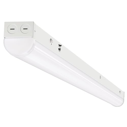 Dakason 4Ft Led Linear Light Fixture  4 Foot Led Shop Lights 40/32/24W 35/40/5000K Cct Selectable  4Feet Commercial Bay Lighting Fluorescent Tube Replacement For Office Garage 1 Pack