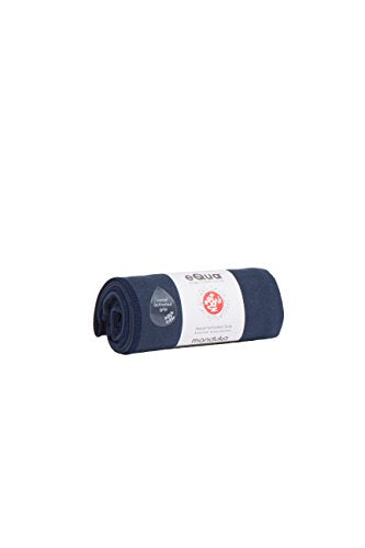 Manduka eQua Hot Yoga Mat Towel - 72" | Instant Moisture Activated Grip | Ultra Soft Microfiber | Quick Dry, Daily Use Rea...