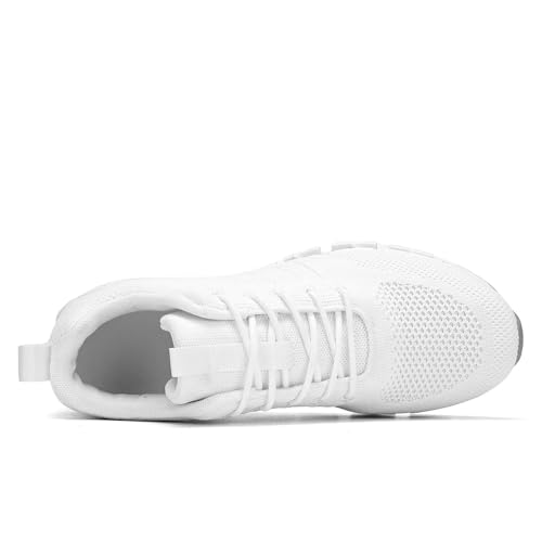 Mens Running Walking Shoes Lace-up Blade Tennis Casual Fashion Sneakers Comfort Non Slip Work Sport Athletic Trainers