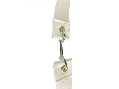 Professional Tennis Net Center Strap with Adjustable Buckle & Rust-Proof Hook Heavy-Duty Center Strap for Secure Net Tensi...
