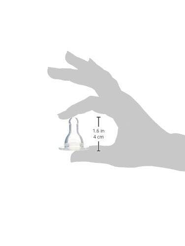 Lifefactory BPA-Free Stage 3 (6+ Months) Silicone Nipples 2-Pack