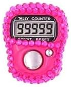 Electronic Finger Tally Counter Clicker Counter,Convenient Portable Digital Display Tally Counter,Resettable Mini Lap Counter for Golf Goods Counting Accessories,Track and Field Lap Counters
