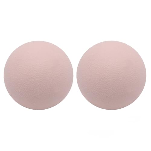 Small Hard Massage Ball 2 Pack. Lacrosse Ball Size Fascia Balls for Trigger Point Deep Tissue Myofascial Release Muscle Re...