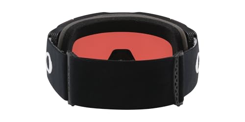 Oakley Line Miner Pro Low Bridge Fit Snow Goggle, Matte Black Strap w/Prizm Snow Argon Iridium Lens, Medium