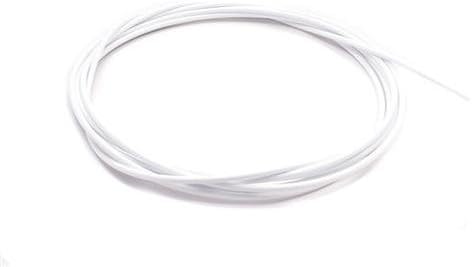 Replacement Freestyle Jump Rope Cable - 1/8" Thick Flexible PVC Coated Cord with Stainless Steel Core - White / 10ft Long...