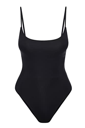 Narecte Sexy One Piece Bathing Suit for Women Tummy Control High Cut One Piece Swimsuit Womens Swim Suit
