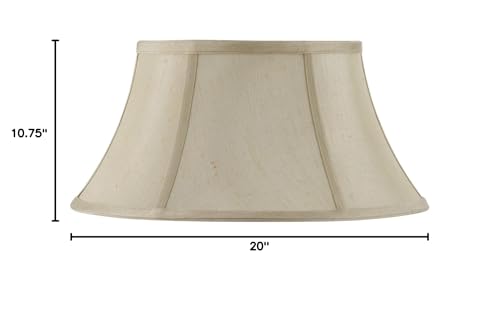 Cal Lighting Traditional Shade Floor Lamp, Metal, Junior Floor Champagne, Model CALSH-8102/20-CM