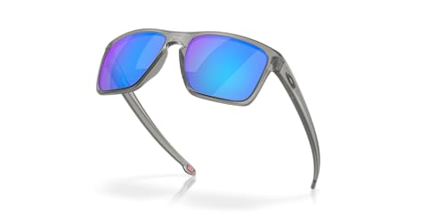 Oakley Man Sunglasses Matte Black Frame, Grey Lenses, 57MM