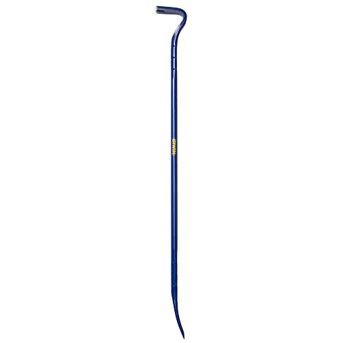 IRWIN Pry Bar, 42 inch, Heavy Duty Steel Bar, 90 Degree Rounded End, Easily Bend and Pull Heavy Materials (IRHT55010)