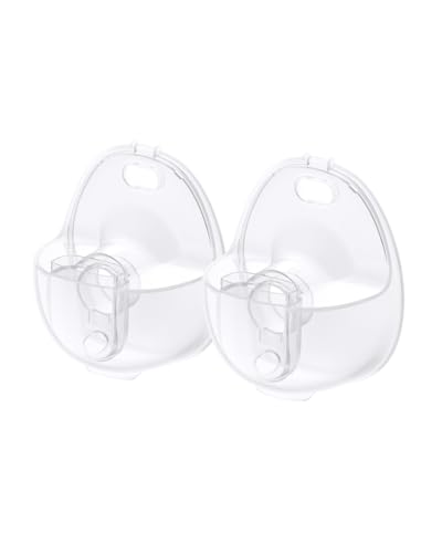 eufy Original Milk Container (2-Pack) for Wearable Breast Pump E20/S1/S1 Pro, BPA-Free Reusable Breast Pump Container Coll...