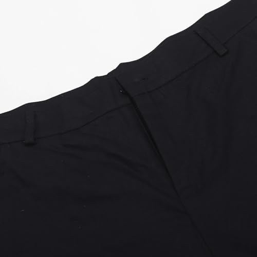 Work Cargo Pants Mens Straight Leg Quick Dry Elastic Waist Pants Lightweight Athletic Soft Solid Breathable Hiking Trousers