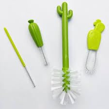 Cactus Baby Bottle Brush Set