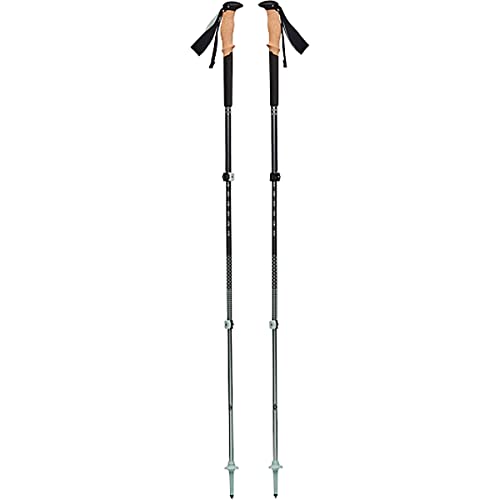 BLACK DIAMOND Pursuit Trekking Poles (Pair) | Natural Cork Grips | FlickLock Adjustable Aluminum Shafts | Ergonomic Poles ...