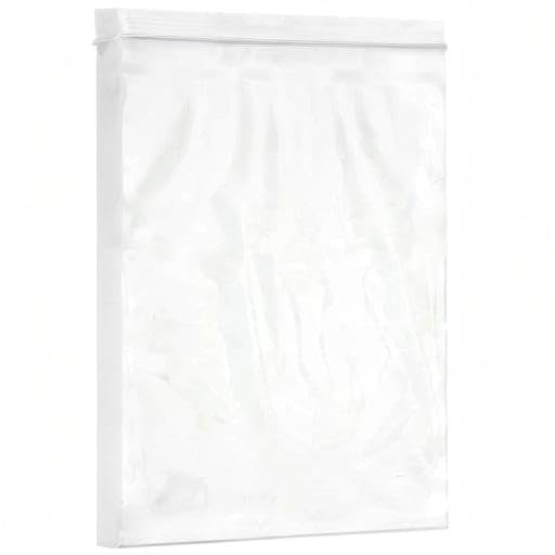 Spartan Industrial - 13" X 15" (100 Count) 2 Mil Clear Reclosable Zip Plastic Poly Bags with Resealable Lock Seal Zipper