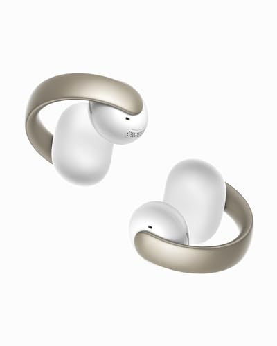 Soundcore AeroClip by Anker, Open-Ear Earbuds, Clip-On Headphones, Adaptive Comfort, Clear Calls with 4 Mics and AI, Stabl...