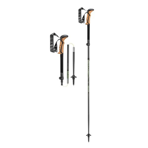 LEKI Khumbu FX TA Aluminum Collapsible Adjustable Lightweight Walking Poles for Trekking & Hiking