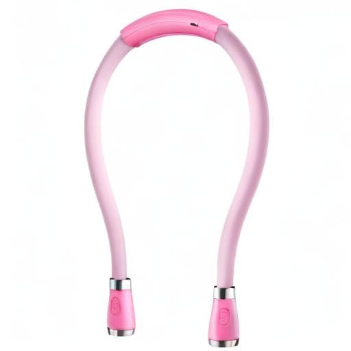 Singhong Neck Book Light - Led Reading Lamp, Usb Rechargeable, 4 Adjustable Brightness, Small, Pink (Model Shnbl-P3)