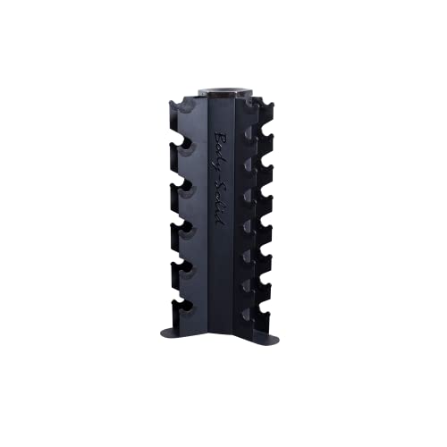 Body-Solid (GDR80-SDRS550) 10-Pairs Dumbbell with Vertical Rack - Compact Weight Storage for Home Gym, Strength Training -...