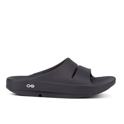 OOFOS OOahh Recovery Slide, Black - Women’s Size 13, Men’s Size 11
