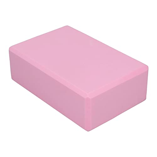 Yoga Block Set, 2 Pack EVA Foam Support Blocks for Yoga, Pilates, Meditation, Pink, Non-Slip Surface, Pressure-Resistant f...